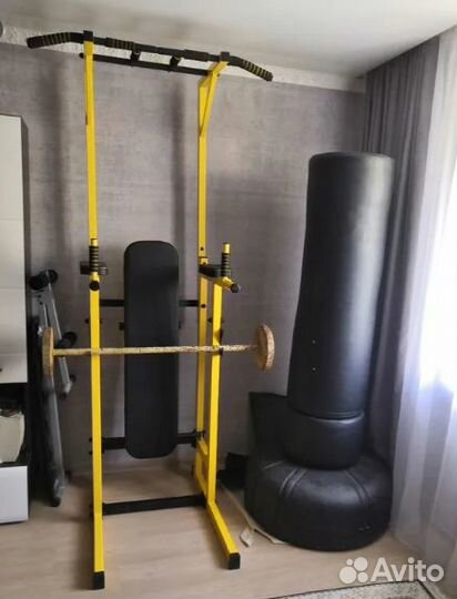 Турник брусья пресс скамья стойка для жима 200 кг