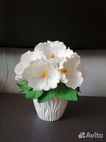 Цветы-светильники из изолона