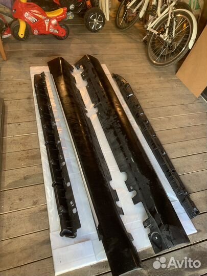 Навесные пороги BMW x6,подножки