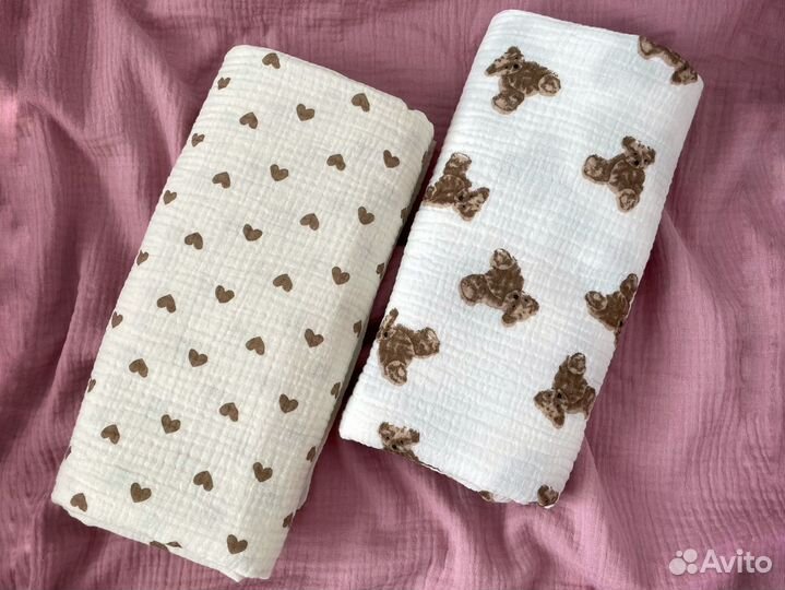 Новая муслиновая пеленка для малышей