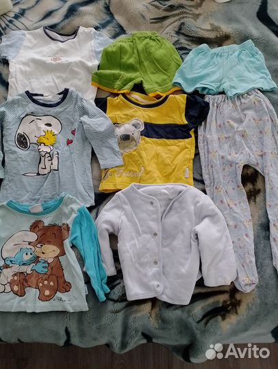 Пакет вещей на мальчика 1-1,5 года