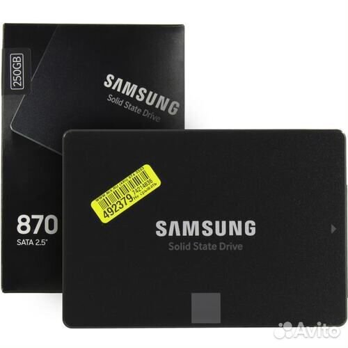 Накопитель SSD Samsung 250Gb 870 EVO MZ-77E250B/EU