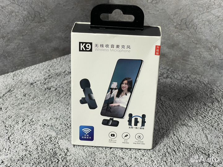 Беспроводной петличный микрофон 2.4G Type-C K9