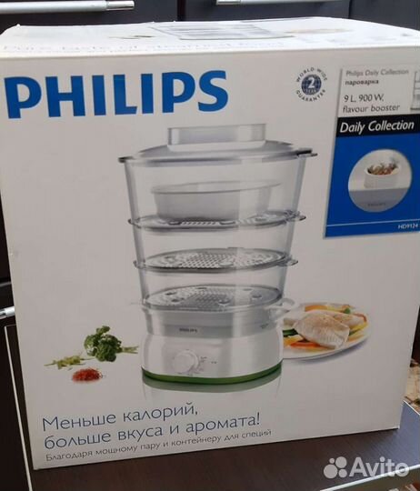 Пароварка philips новая