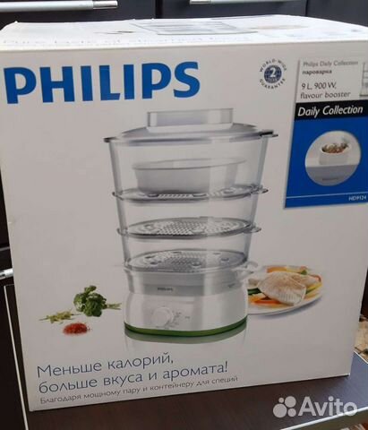 Пароварка philips новая