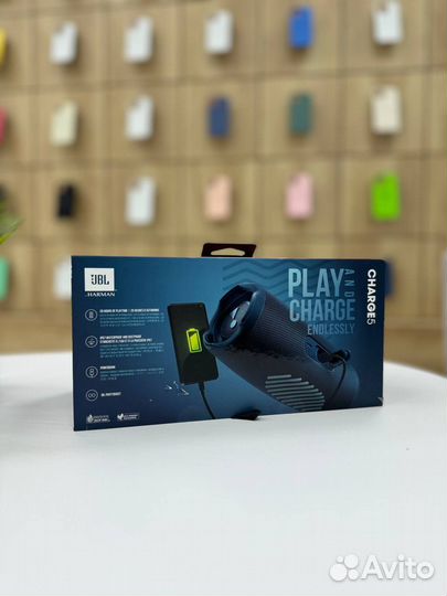 Портативная колонка JBL Charge 5 Синий