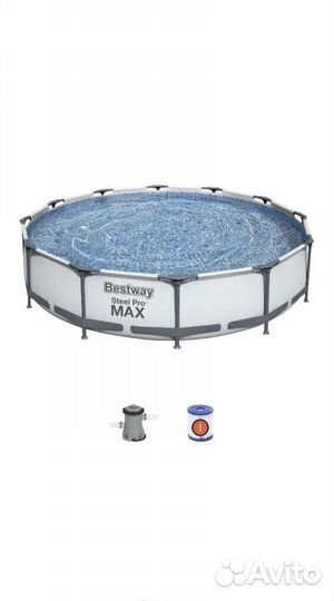 Каркасный бассейн Bestway 366х76 + насос + фильтр