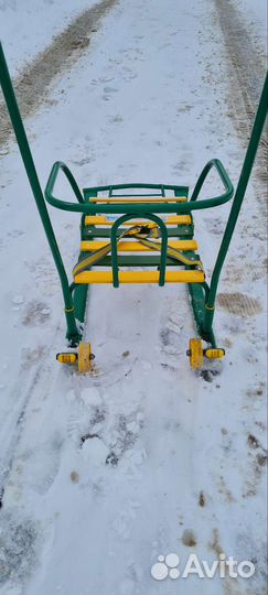 Детские санки с колесами