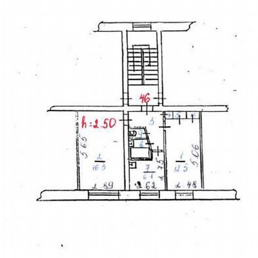Квартира 2-комн. 44 м² в пгт Никель — фото 12 из 13
