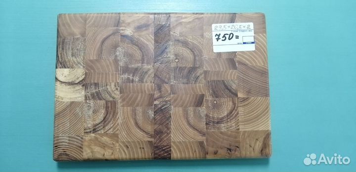 Доска торцевая разделочная из дуба в подарок