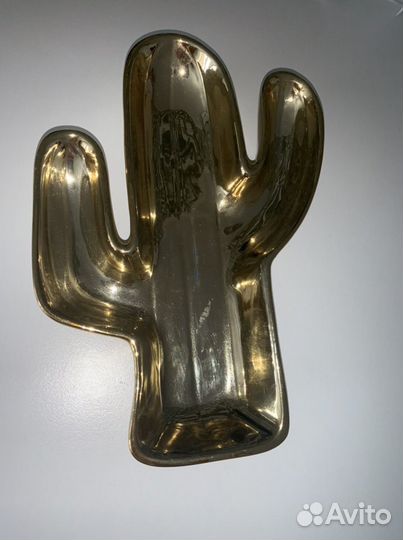 Кактус золотистый подставка тарелка