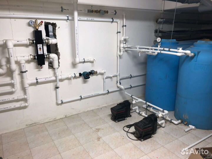 Услуги сантехника отопление водоснабжение тёплый п