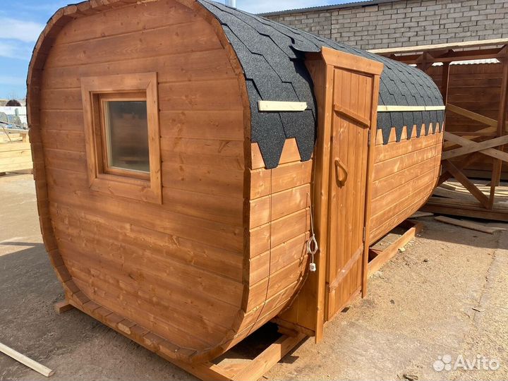 Баня-бочка квадро с доставкой