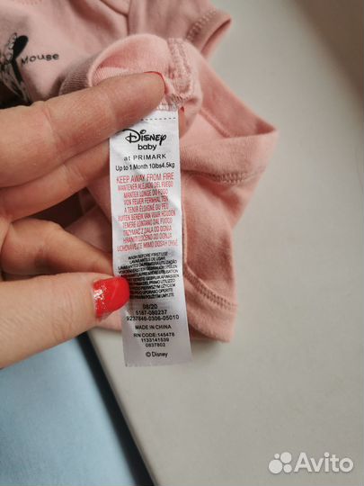 Боди на девочку Primark, Disney