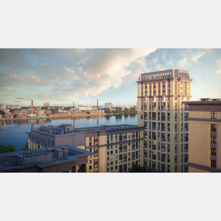 2-к. квартира, 58,9 м², 12/18 эт.