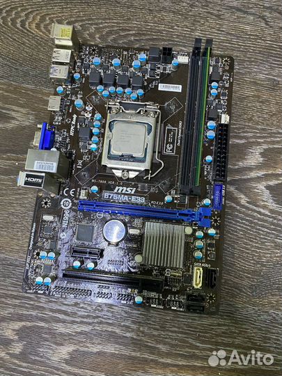 Материнская плата 1155 с процессором