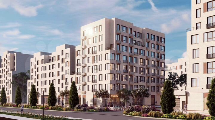2-к. квартира, 64,2 м², 3/8 эт.
