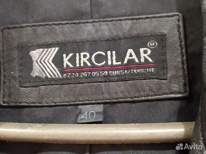 Продам кожаную куртку 44- 46р