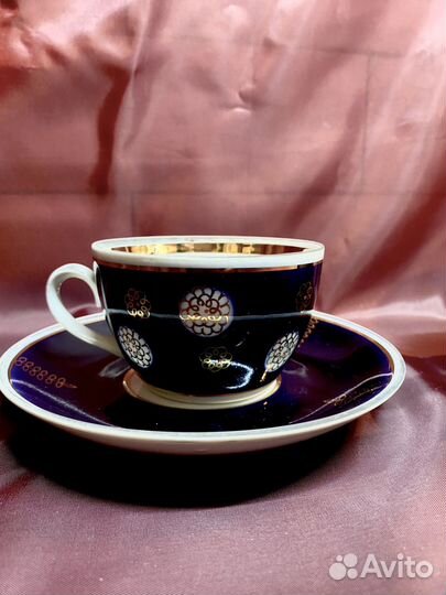 Сервиз чайный Кобальт. Полонное СССР