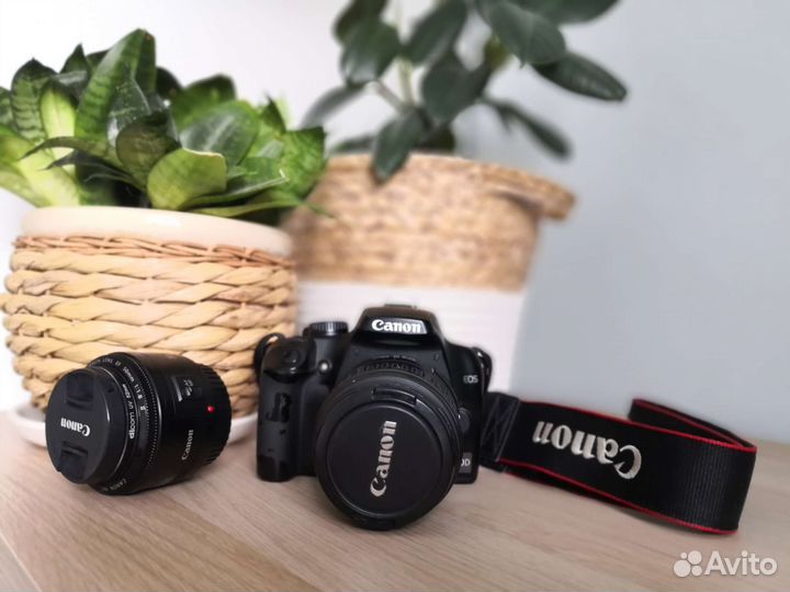 Зеркальный фотоаппарат canon 1000d