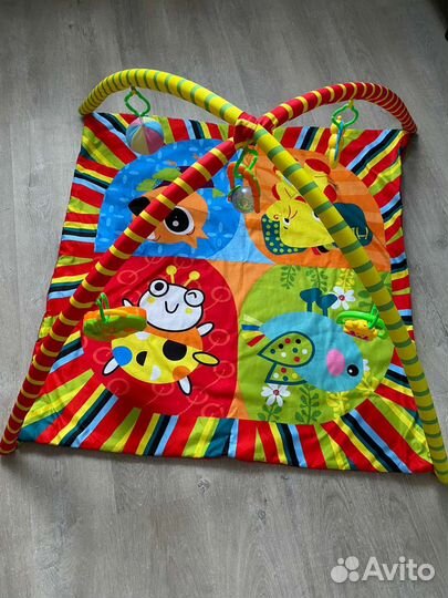 Мягкий коврик с дугами+5 погремушек