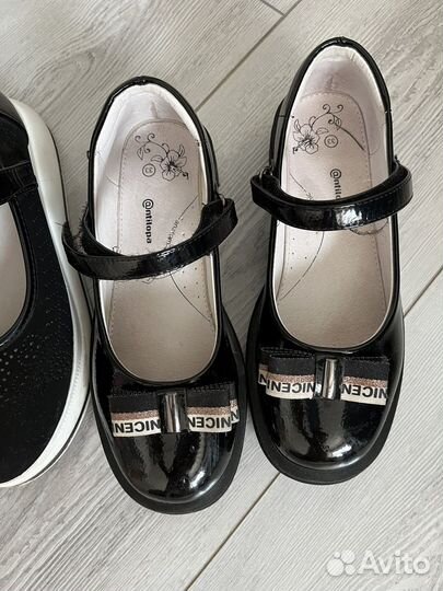 Туфли для девочки 33 размер (2 пары)