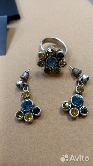 Серьги и кольцо Arts&Crafts