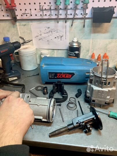 Чистка и ремонт монтажных пистолетов. Toua тоже