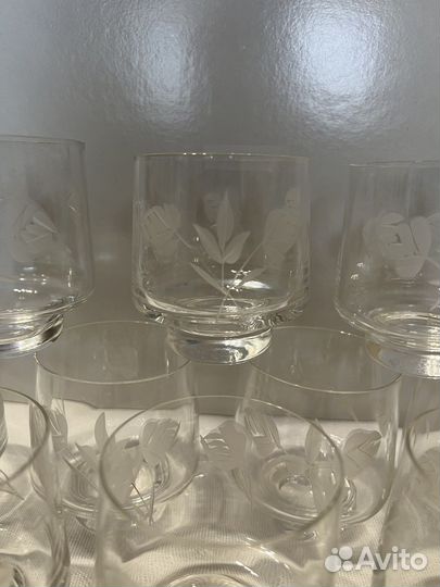Хрустальные рюмки СССР