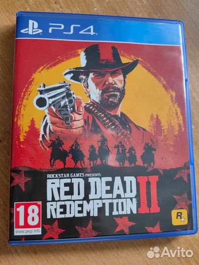 Диск на ps4 рдр 2