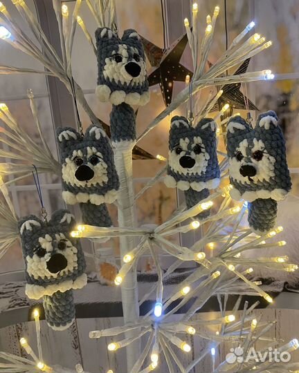 Брелок Хаски