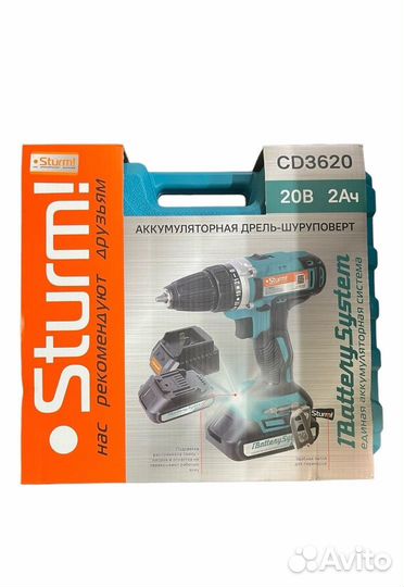 Шуруповерт sturm cd3620