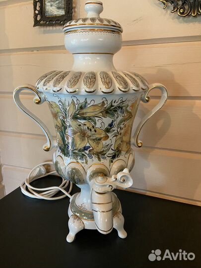 Самовар электрический фарфоровый