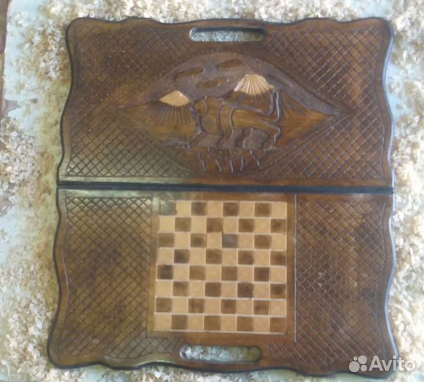 Нарды и шахматы ручной работы