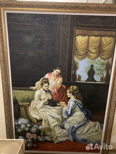 Картина маслом на холсте Три сестры