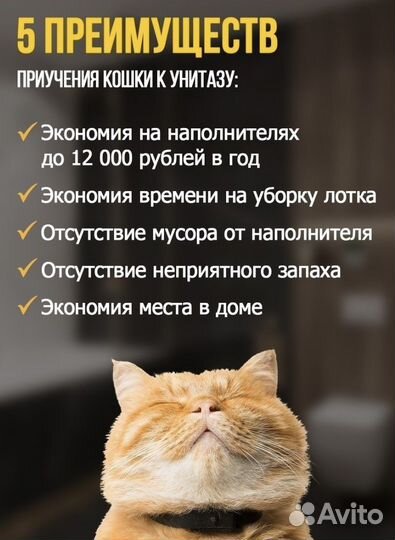 Система приучения кошек к унитазу