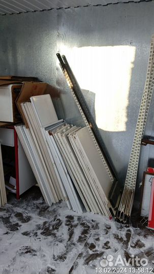 Стелажи консольные с недостатками и коцками б\у