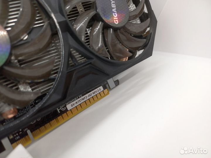 Видеокарта gtx 750 Ti 2gb gigabyte windforce