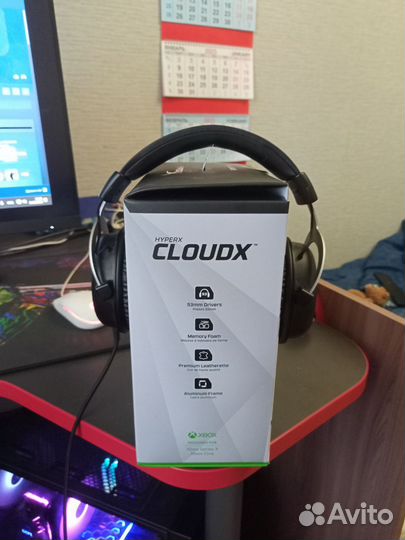 Игровые наушники hyperx cloudX