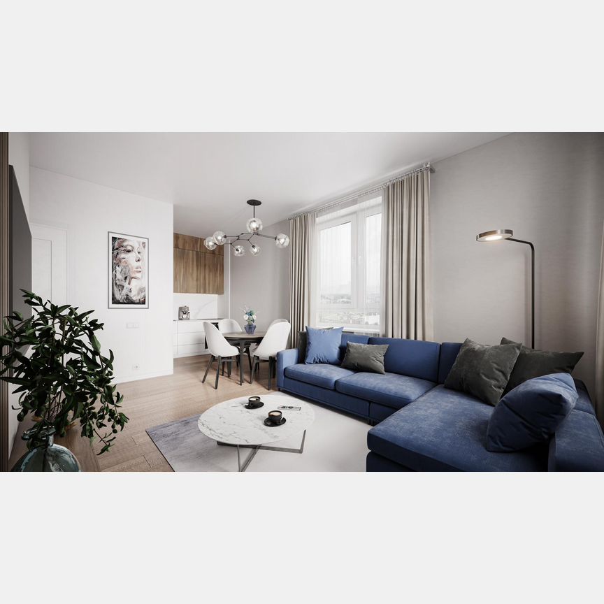 2-к. квартира, 51,9 м², 12/16 эт.