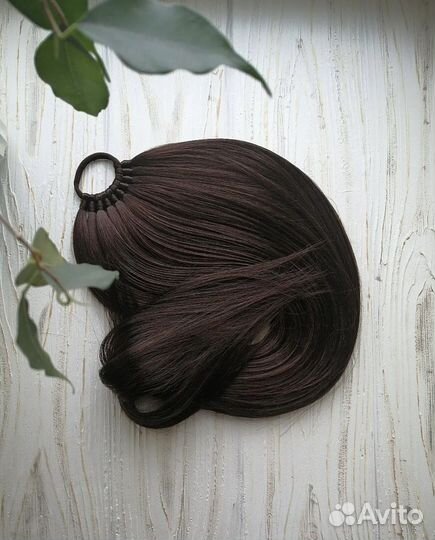 Накладной хвост / хвост на резинке / шиньон хвост