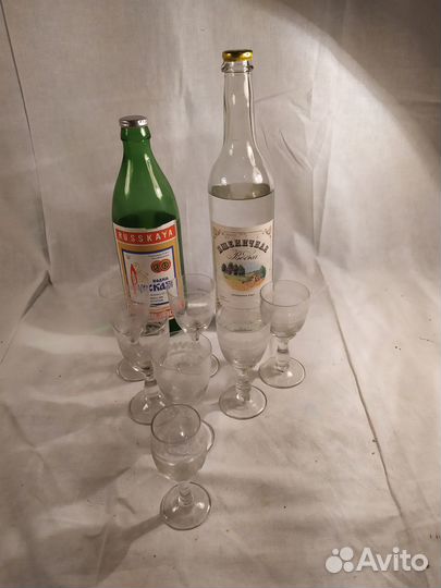 Рюмки вино-водочные СССР начало 60-х г.г. 20 века