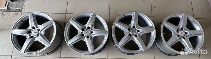 Диски r18 разноширокие на mercedes