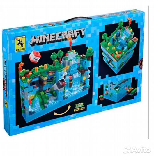 Конструктор Minecraft (My World) «Битва на водопад