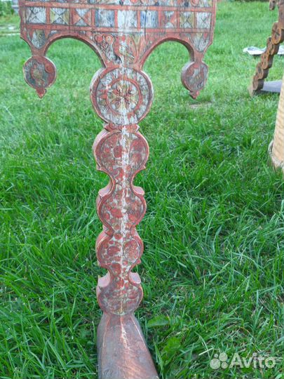 Прялка расписная Пермогорская