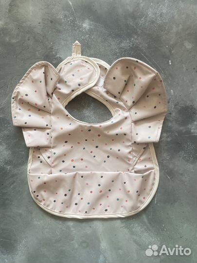 Слюнявчики с карманом/нагрудники в 5 расцветках