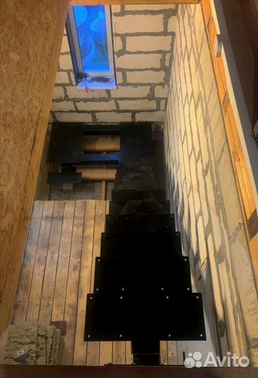 Лестница в стиле лофт