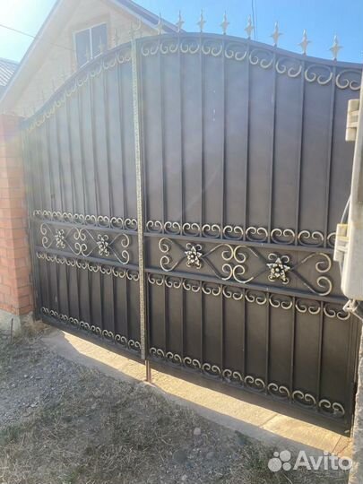 Кованые ворота и калитки бу