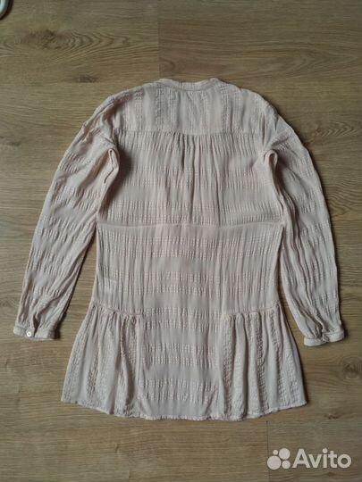Пудровая блуза-туника Lindex