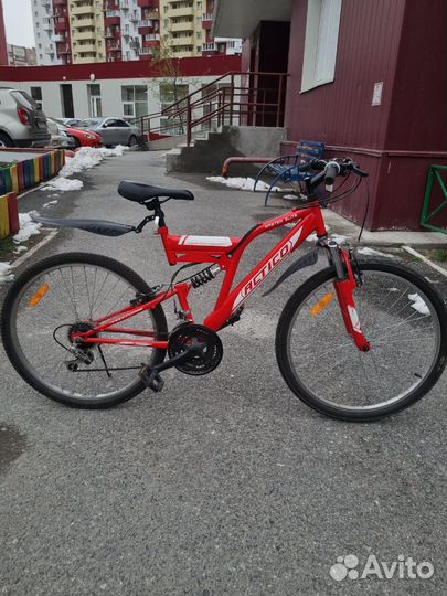 Велосипед actico,26r колес,двухподвесной